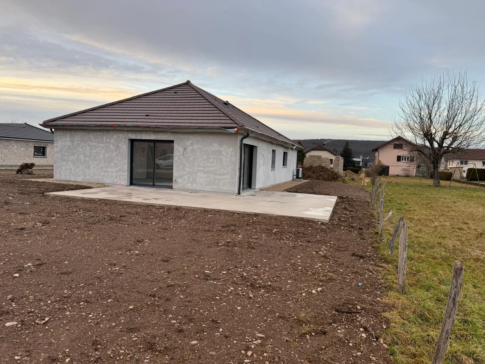 Chantier de maçonnerie près de Besançon — Maçonnerie Altan